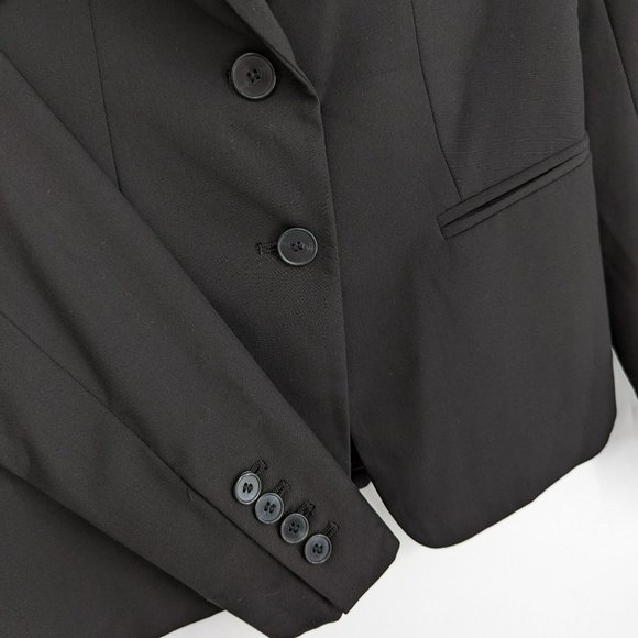 The Limited Blazer 2 Black Collection Professional Two Button Surgeon Cuff Lined - Picture 7 of 13